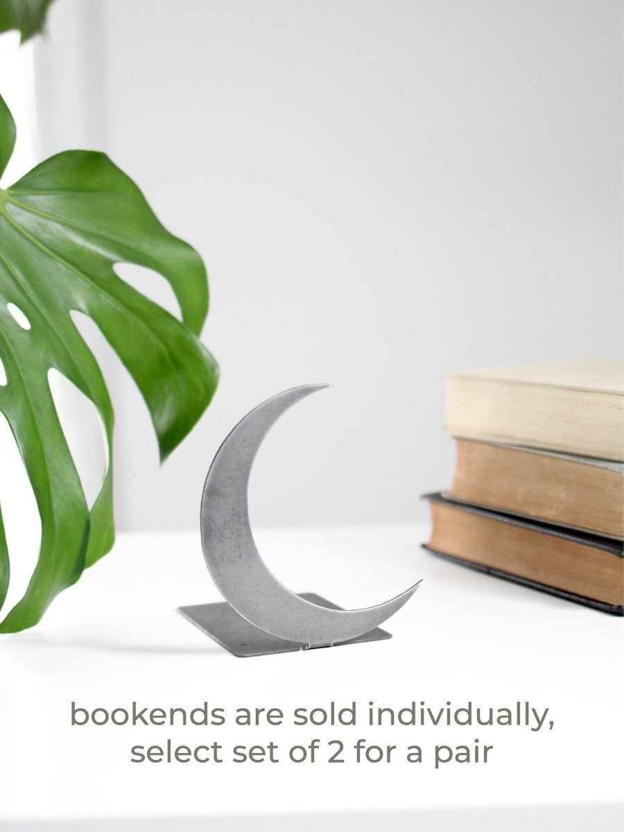 Crescent Moon Bookend – Storefront