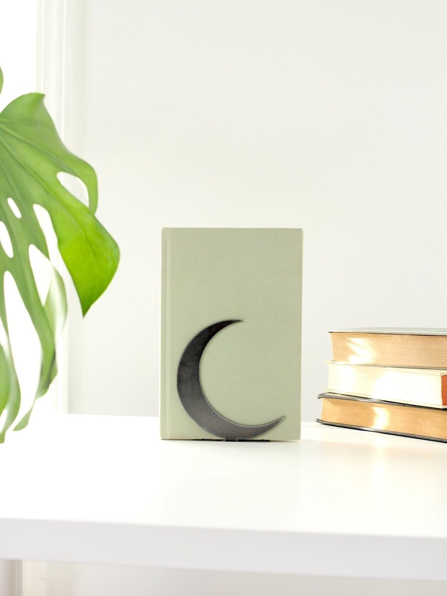 Crescent Moon Bookend – Storefront