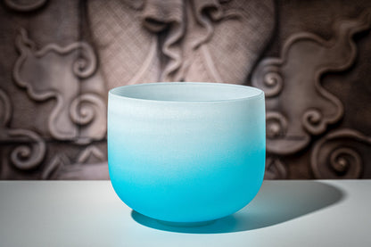 7 Chakra Color Quartz Crystal Singing Bowls Set (8"-14") – Gradient Chakra Healing Set – 440 Hz Color Crystal Singing Bowl Set