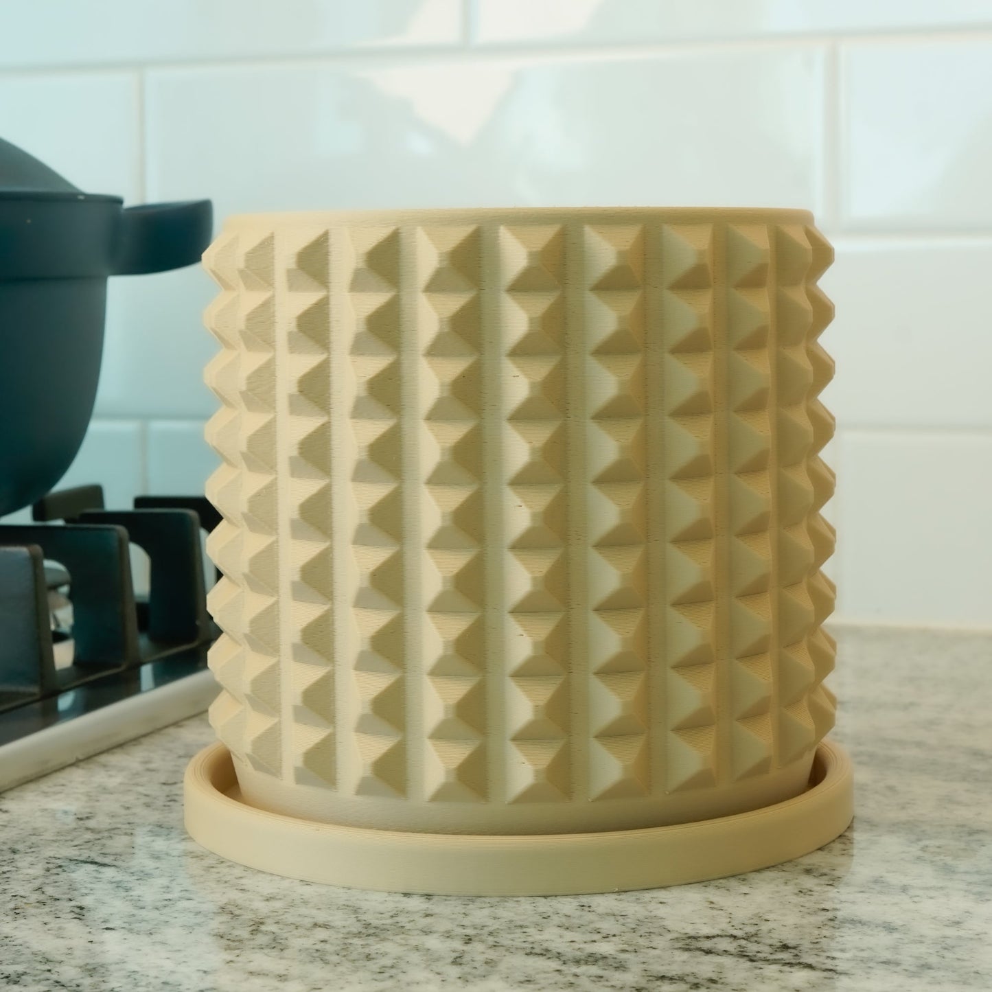 Cubist Planter with Drainage