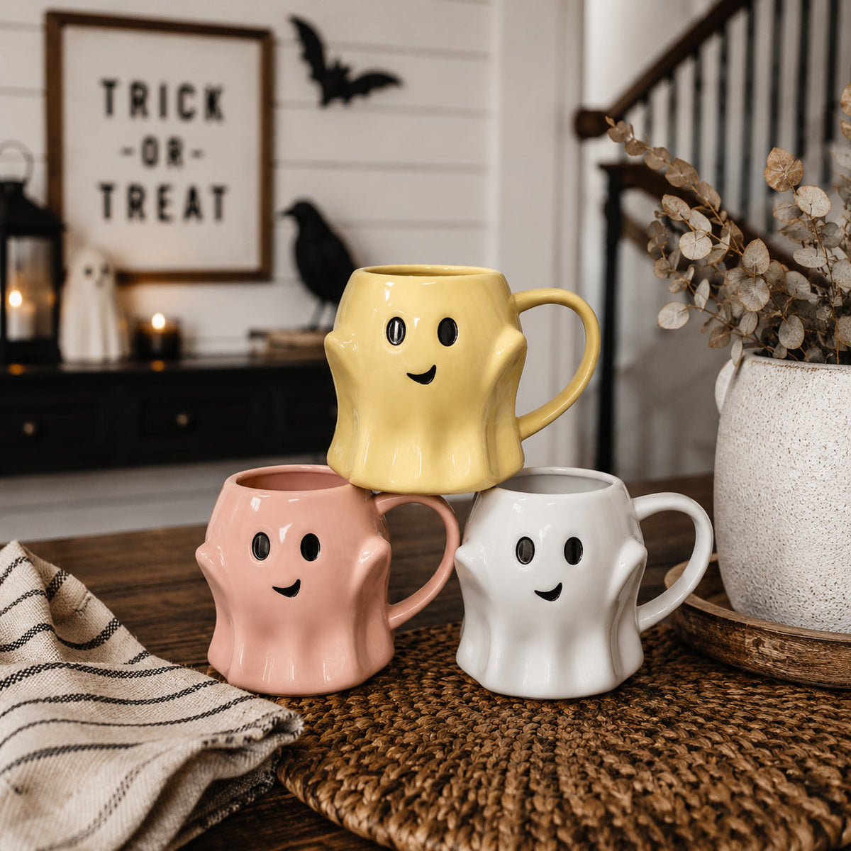 Ghost Coffee Mug, 14.8 oz | Cute Halloween Cup