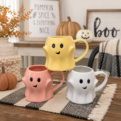Ghost Coffee Mug, 14.8 oz | Cute Halloween Cup