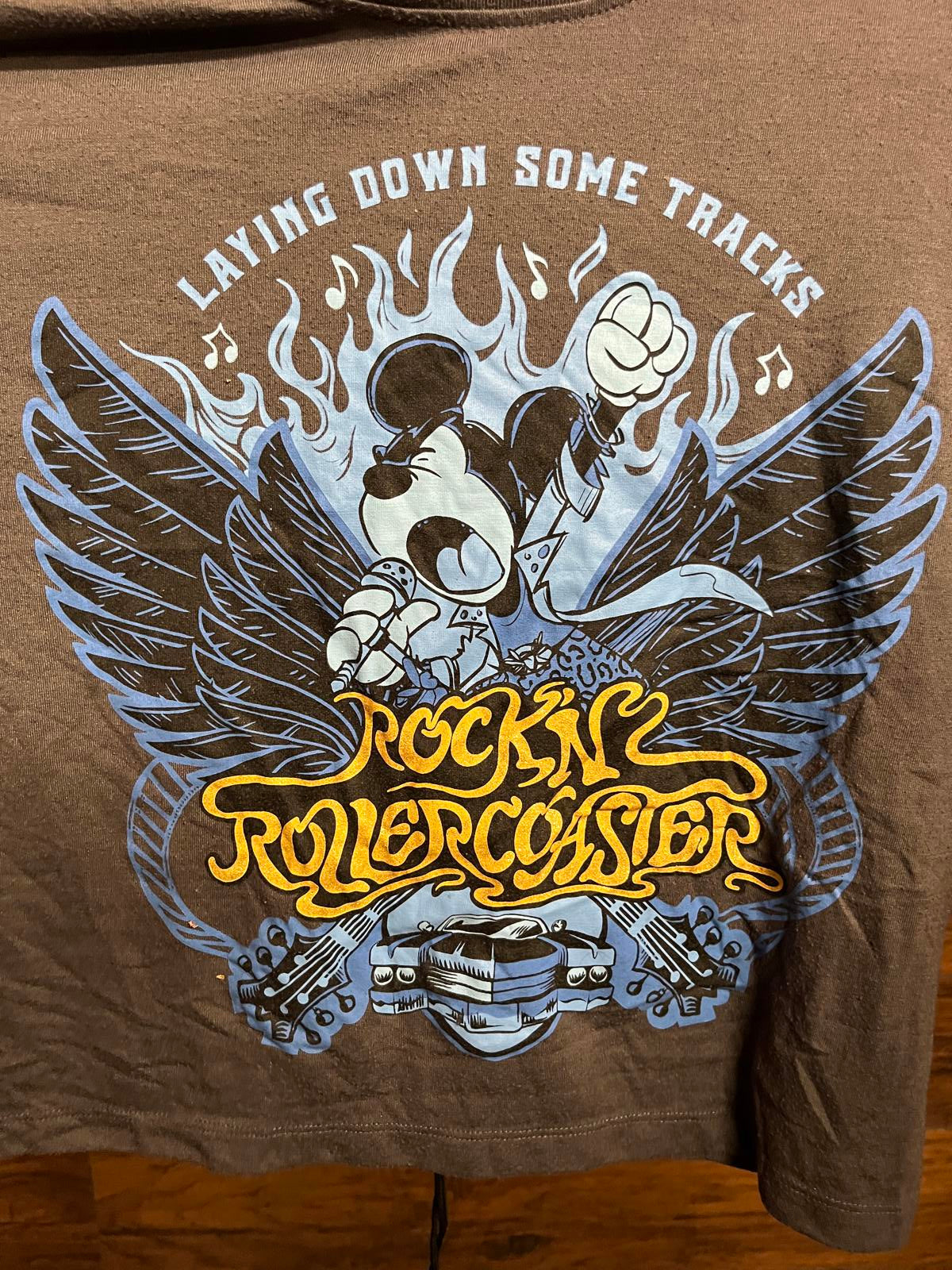 Disney Parks Mickey Rock 'n' Roller Coaster Tee | XS – Women's T-shirts