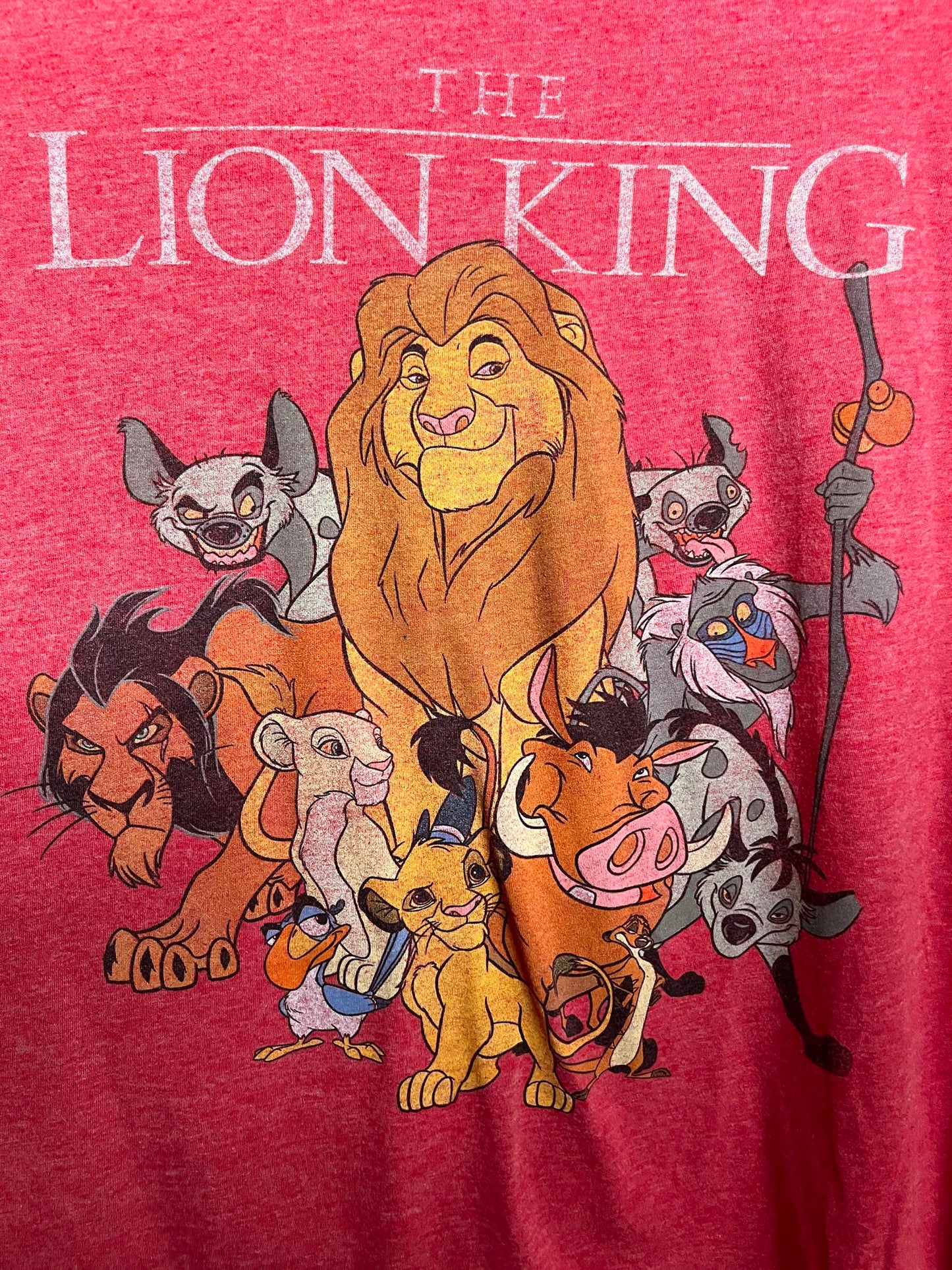 Vintage Lion King T-Shirt - Disney Movie Tee - Full Cast Heather XL – T-Shirts