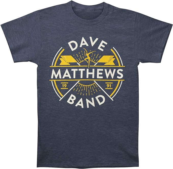Dave Matthews Band T-Shirt | Official DMB Tour Tee – Navy Clothing, Shoes & Accessories > Men > Men's Clothing > Shirts > T-Shirts