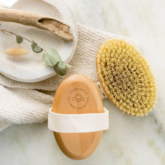 Eco-Friendly Oval Dry Brush – Beechwood & Sisal Bristles
