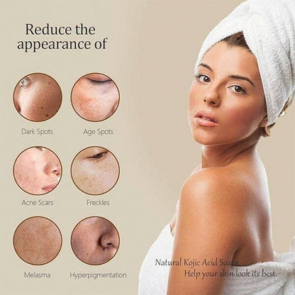 3pk Lemon Turmeric Soap Bars – Brightening Kojic Acid Skincare