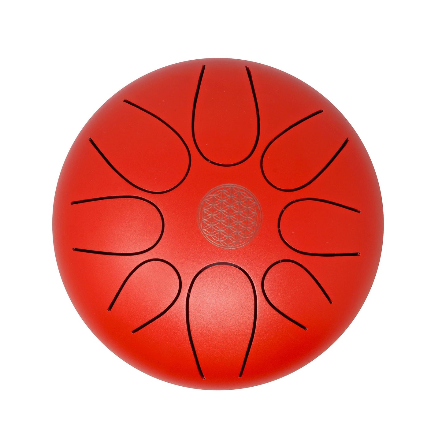 20cm Pentatonic Steel Singing Drum - American Red