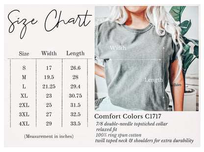 Floral Boho - Comfort Colors Tshirt