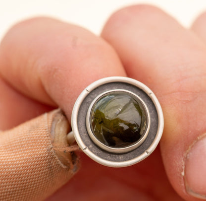 EVERGREEN TOURMALINE RING –