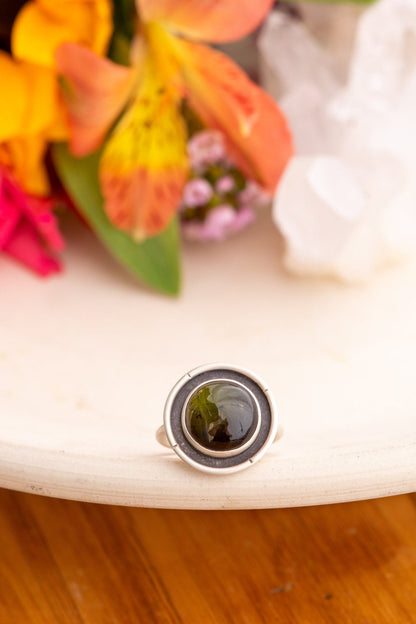 EVERGREEN TOURMALINE RING –