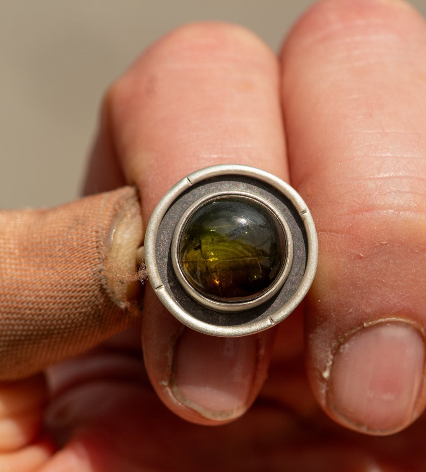 EVERGREEN TOURMALINE RING –