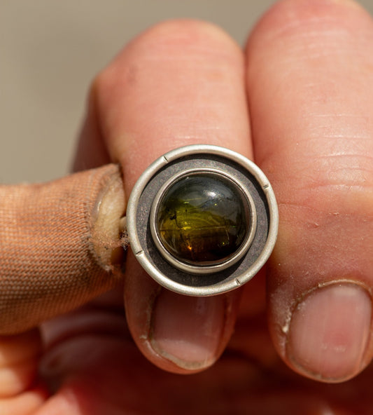 EVERGREEN TOURMALINE RING –