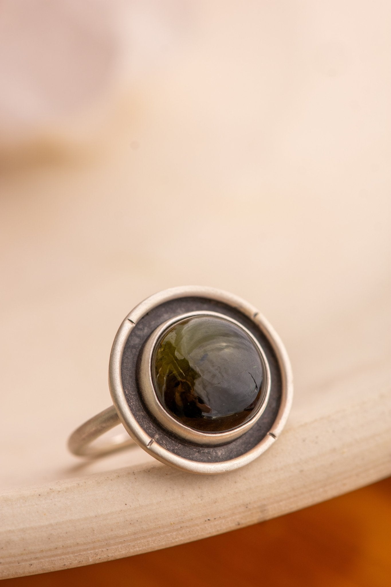 EVERGREEN TOURMALINE RING –