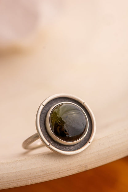 EVERGREEN TOURMALINE RING –