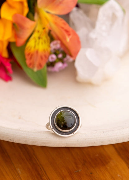 EVERGREEN TOURMALINE RING –