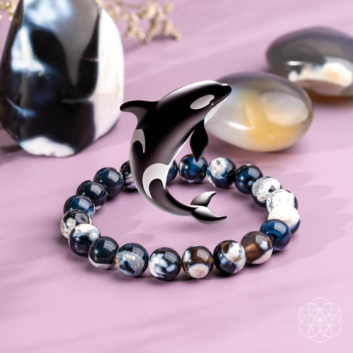 Orca Agate Bracelet