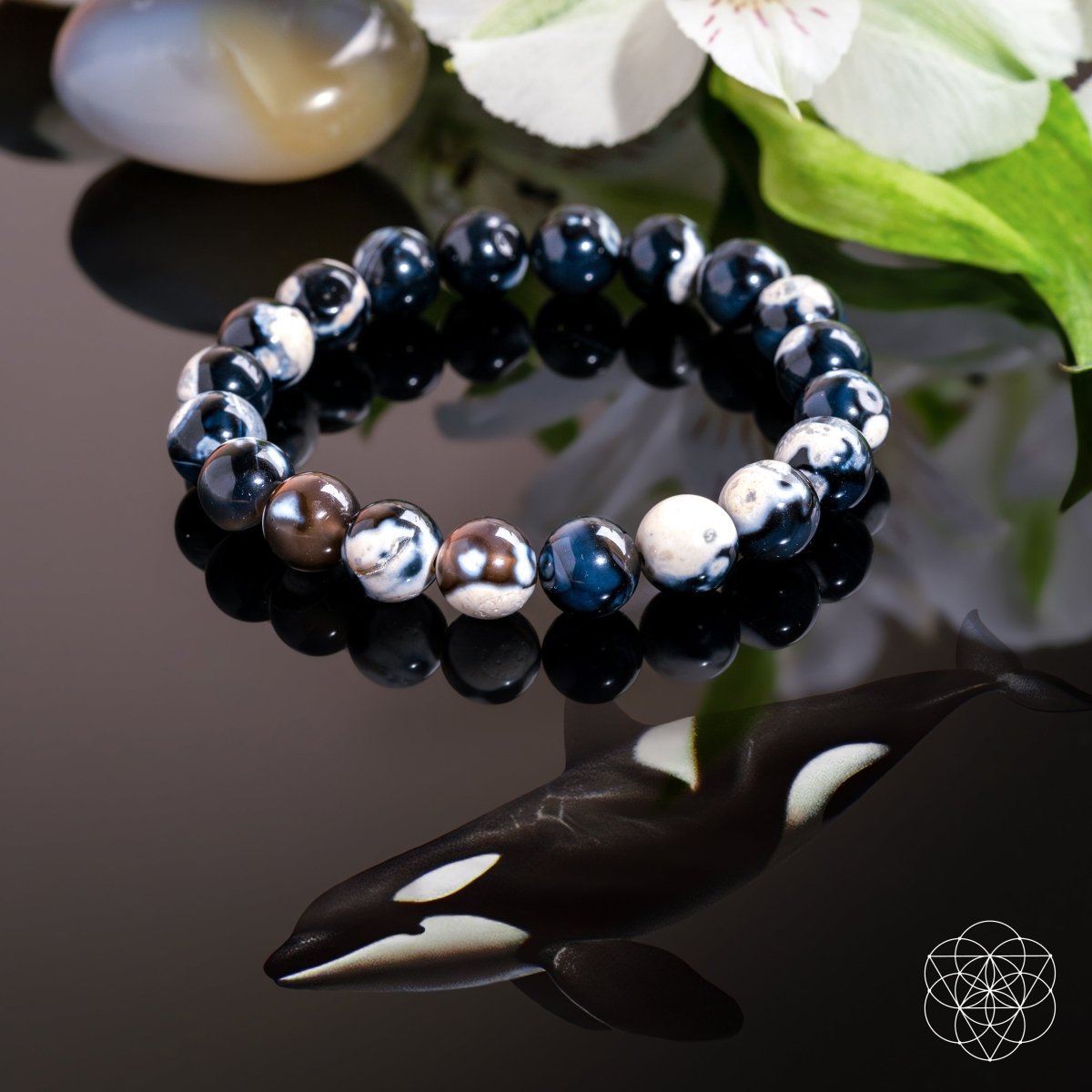 Orca Agate Bracelet