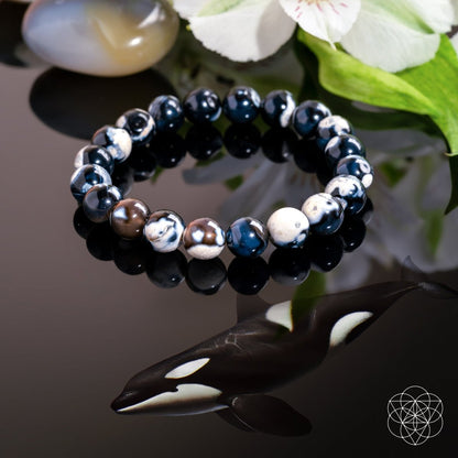 Orca Agate Bracelet