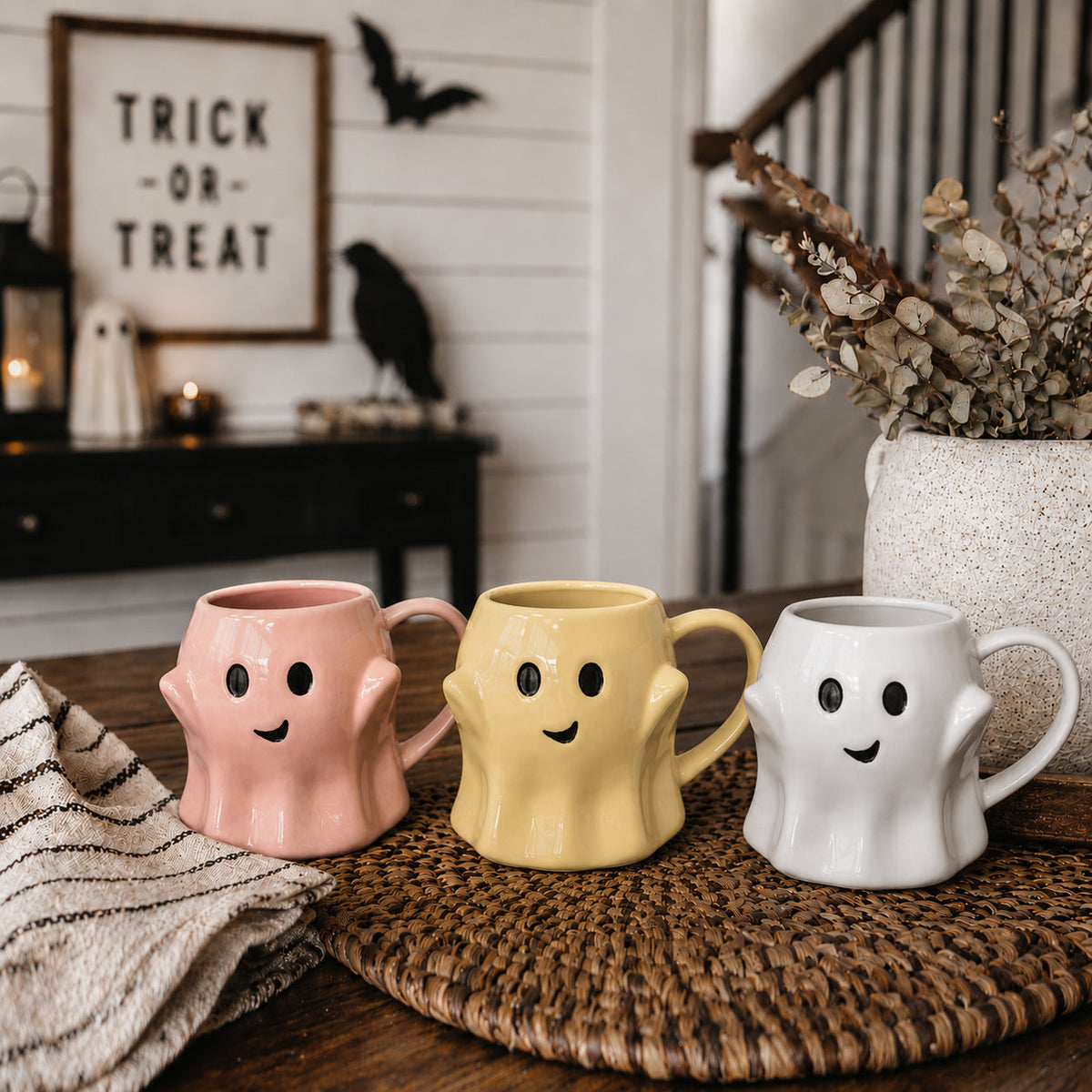 Ghost Coffee Mug, 14.8 oz | Cute Halloween Cup