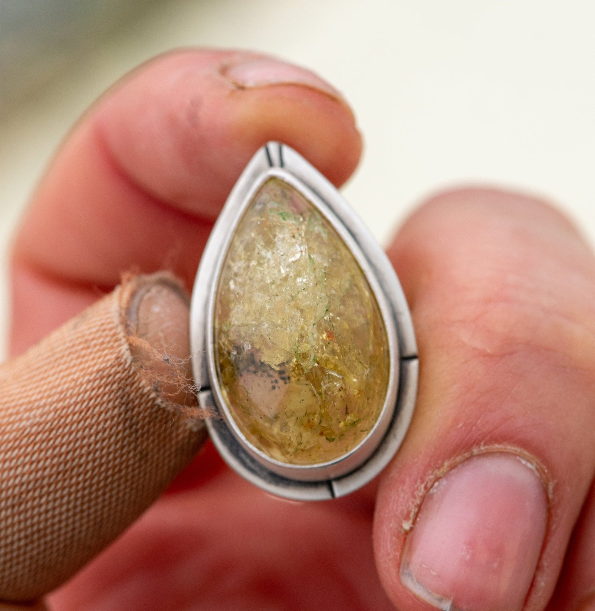 FASCINATION STREET SCAPOLITE RING –