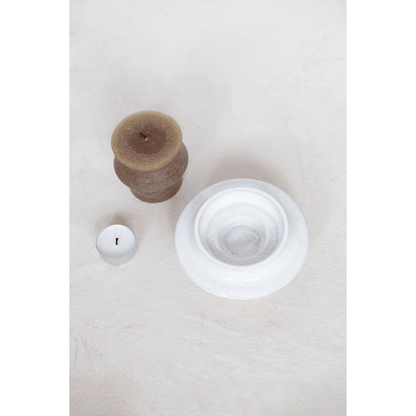 Stoneware Tea Light /Incense Holder