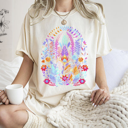 Floral Boho - Comfort Colors Tshirt