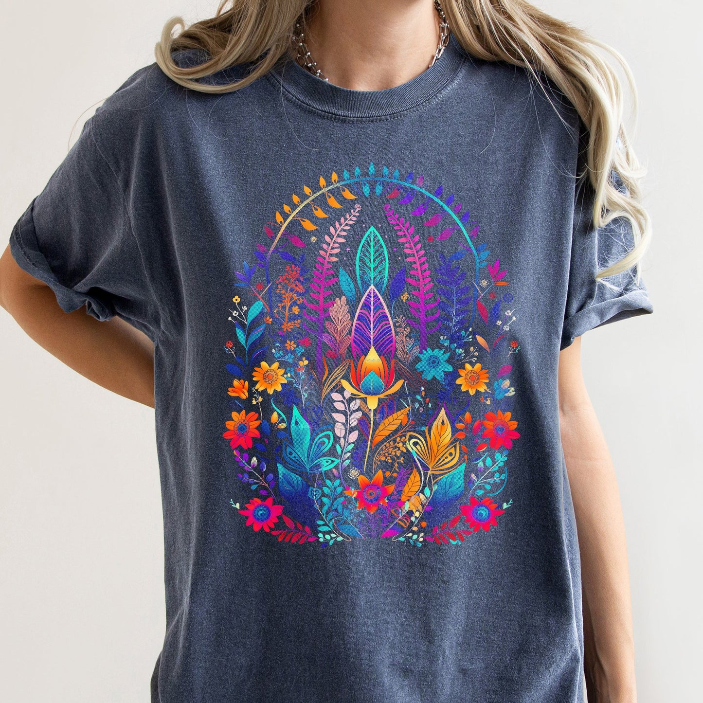 Floral Boho - Comfort Colors Tshirt
