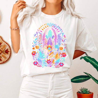 Floral Boho - Comfort Colors Tshirt