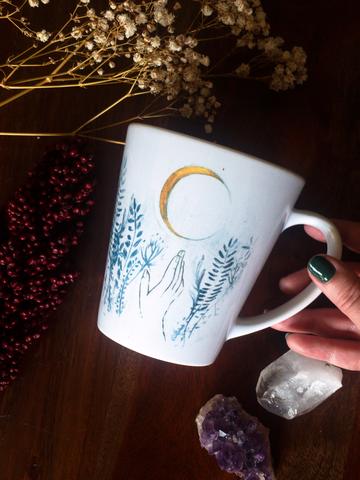 Flower Moon Latte Mug – Home Decor