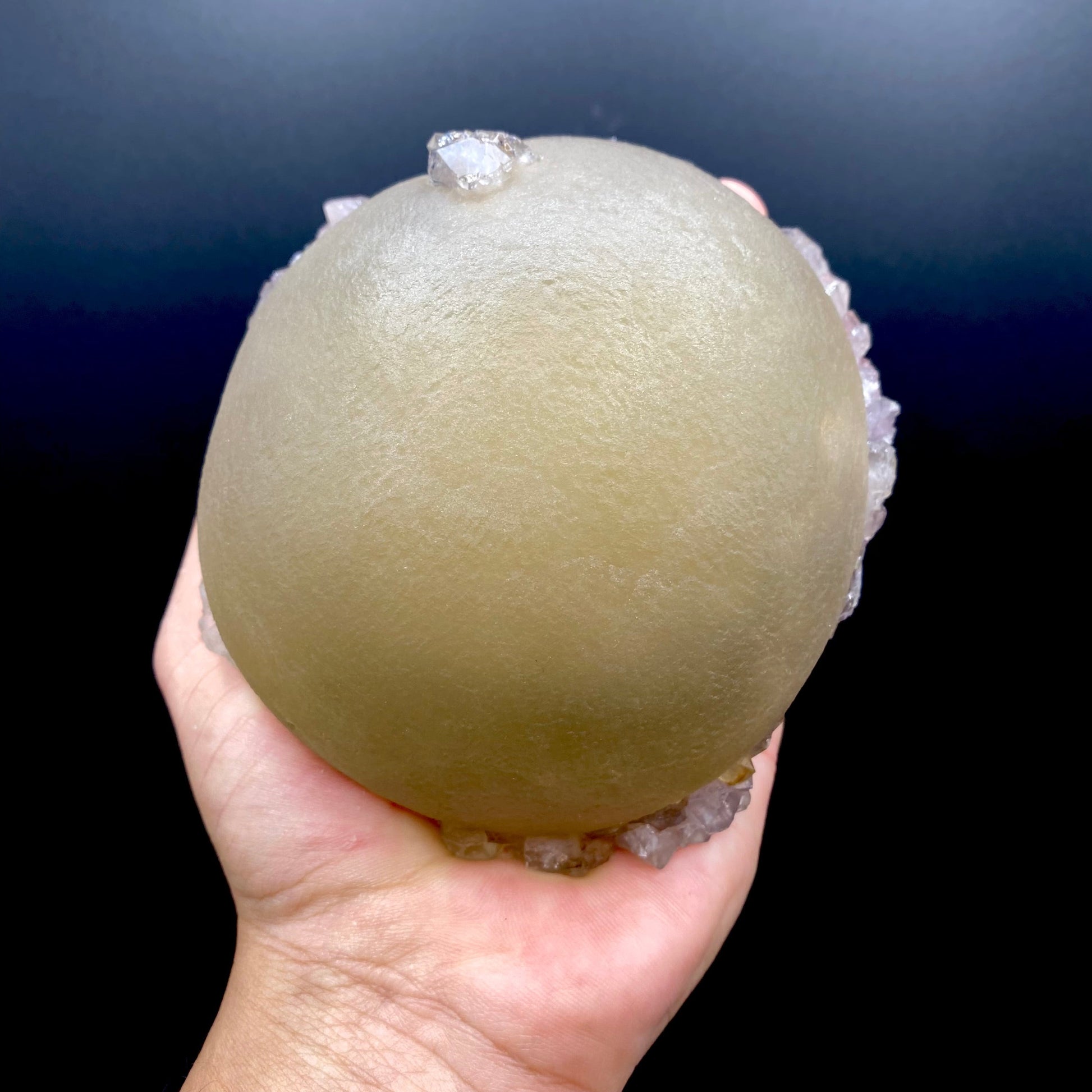 Rare Fluorite - Extremely Unusually Sized, Single Jumbo Crystal of Botryoidal Fluorite with a Very Interesting Hollow Cavity&nbsp; – Fluorite