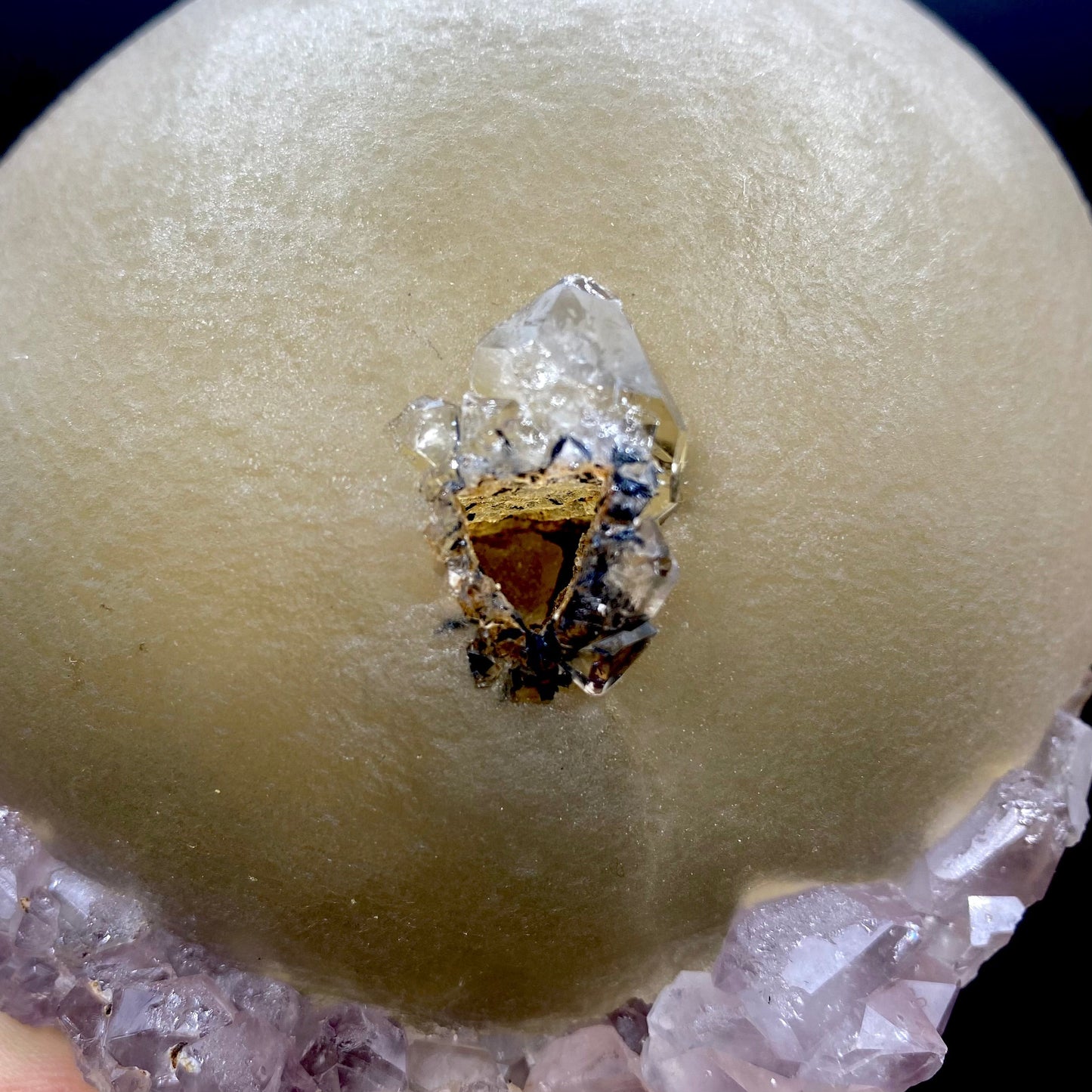 Rare Fluorite - Extremely Unusually Sized, Single Jumbo Crystal of Botryoidal Fluorite with a Very Interesting Hollow Cavity&nbsp; – Fluorite