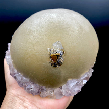 Rare Fluorite - Extremely Unusually Sized, Single Jumbo Crystal of Botryoidal Fluorite with a Very Interesting Hollow Cavity&nbsp; – Fluorite