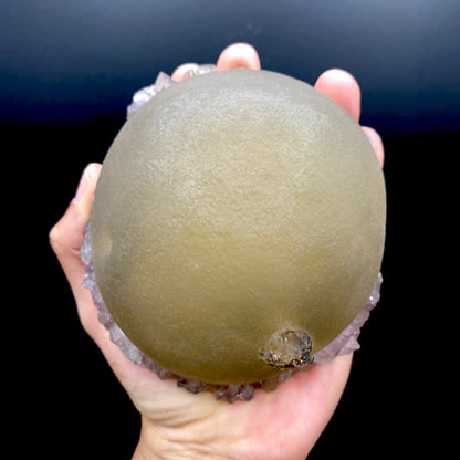 Rare Fluorite - Extremely Unusually Sized, Single Jumbo Crystal of Botryoidal Fluorite with a Very Interesting Hollow Cavity&nbsp; – Fluorite
