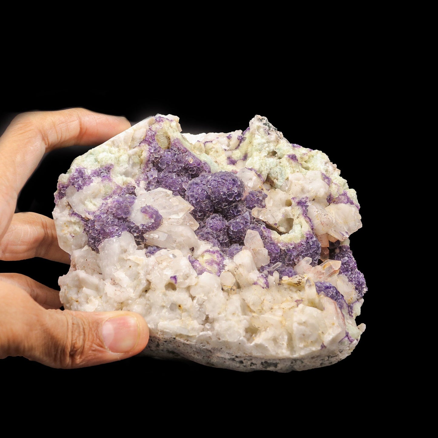 Fluorite With Quartz Rare Natural mineral Specimen – Fluorite