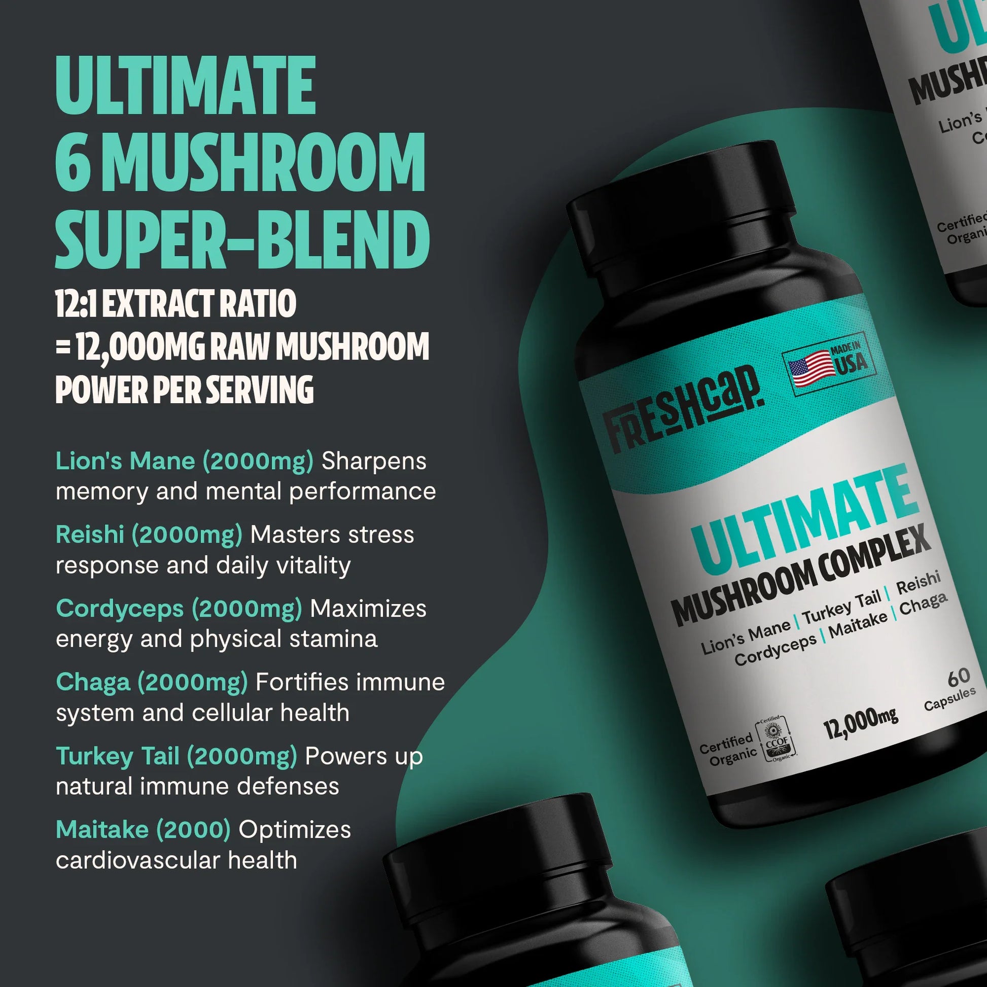 Ultimate Mushroom Complex Capsules – Capsules