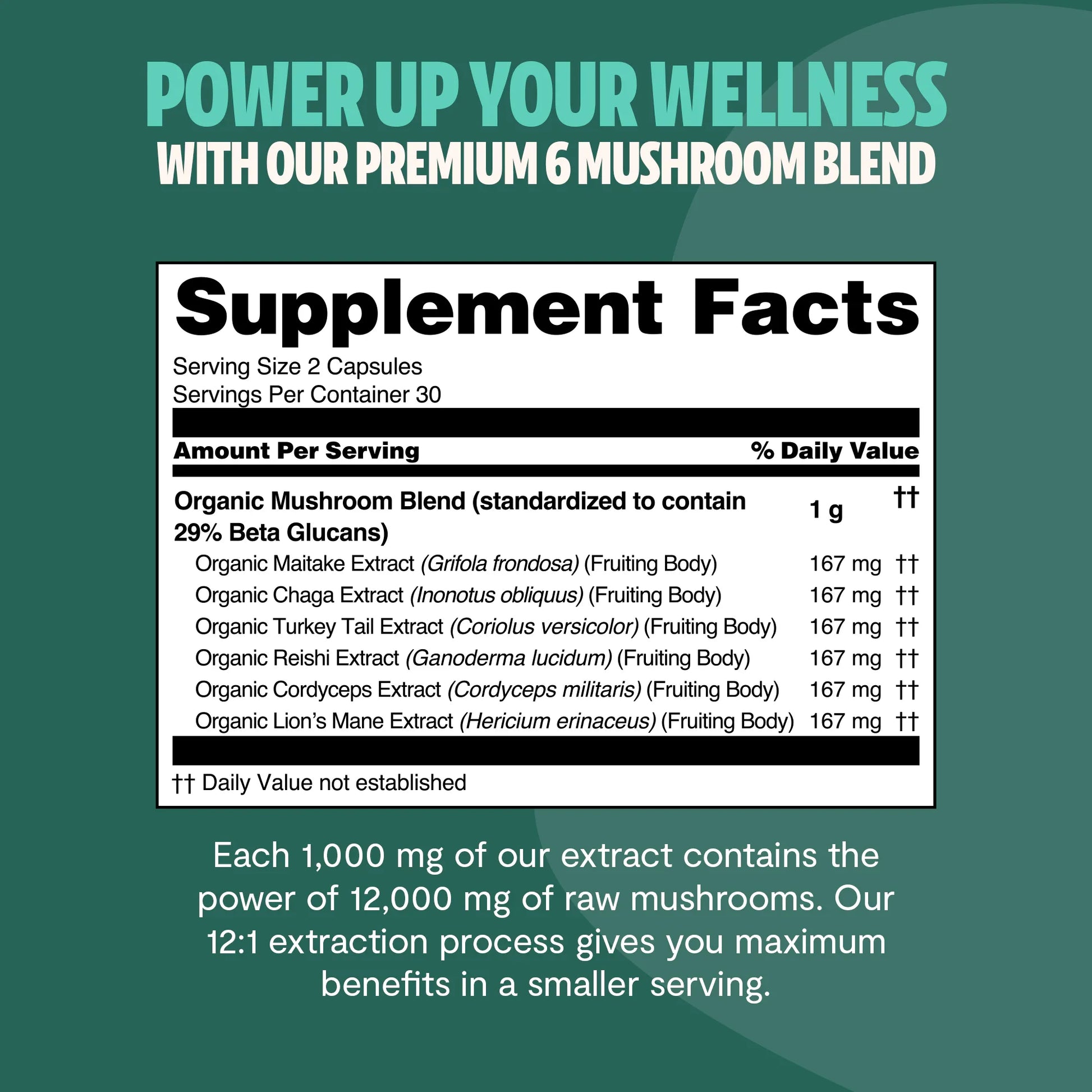 Ultimate Mushroom Complex Capsules – Capsules