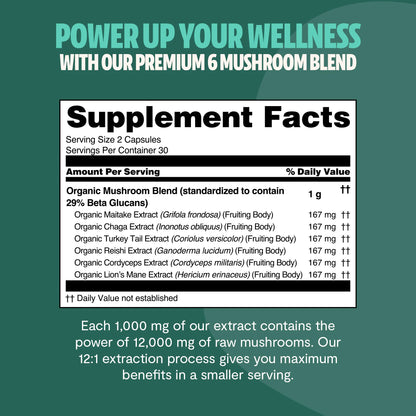 Ultimate Mushroom Complex Capsules – Capsules