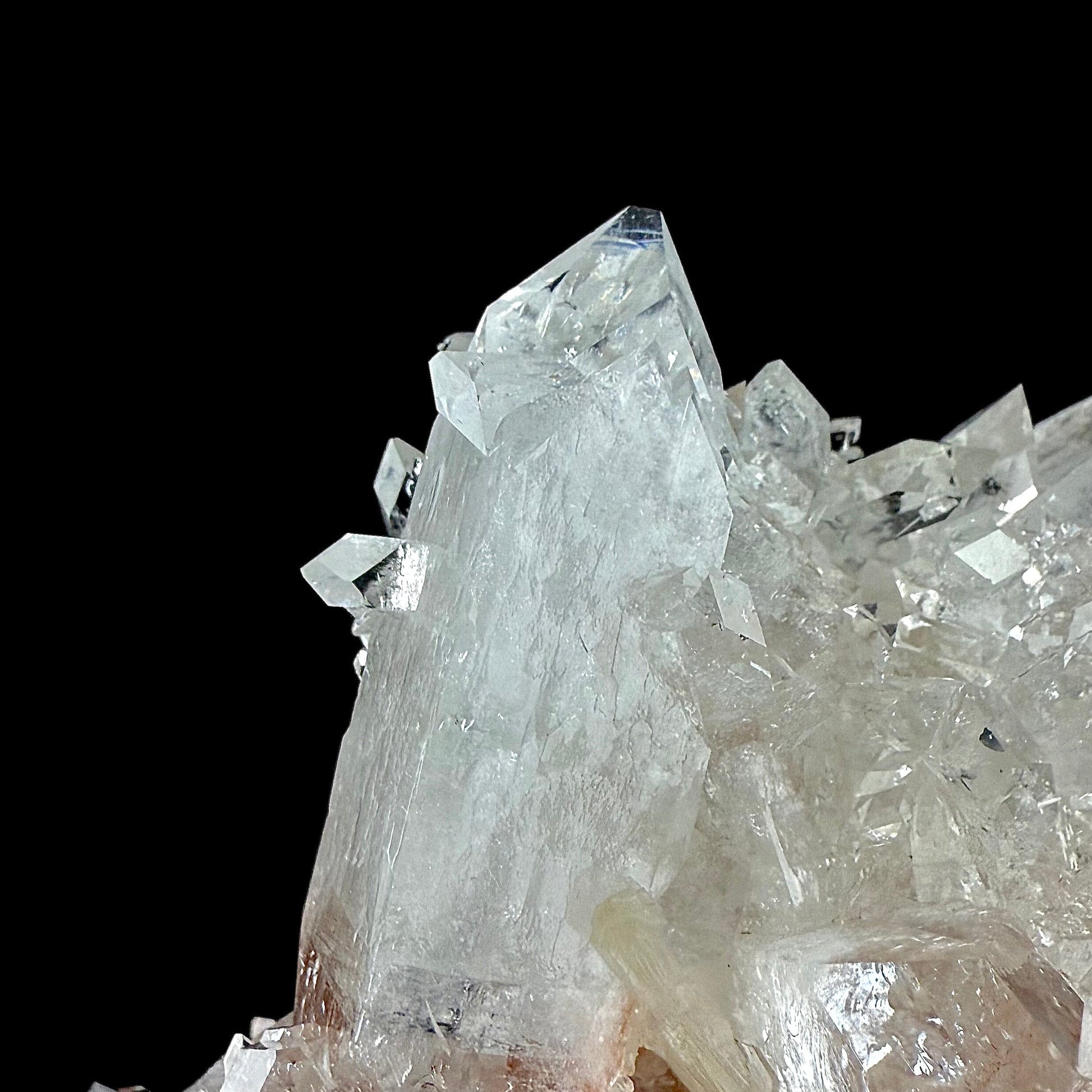 Gemmy Apophyllite and Chalcedony | High Quality Mineral | Indian Mineral | Superb Minerals | Fine Minerals | Collectors Piece – Apophyllite