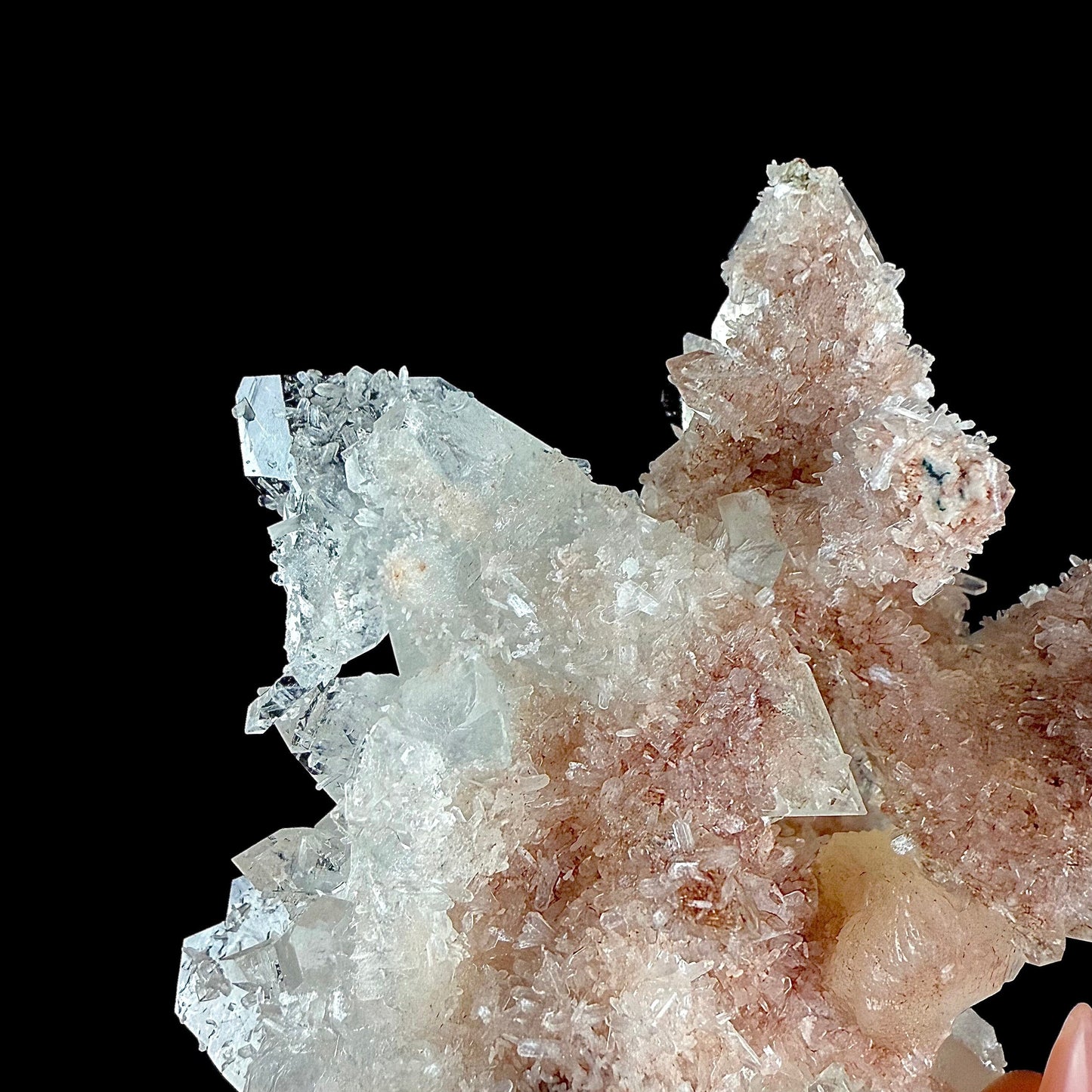 Gemmy Apophyllite and Chalcedony | High Quality Mineral | Indian Mineral | Superb Minerals | Fine Minerals | Collectors Piece – Apophyllite