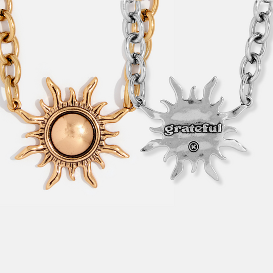 Grateful Sun Choker Necklace – midi choker