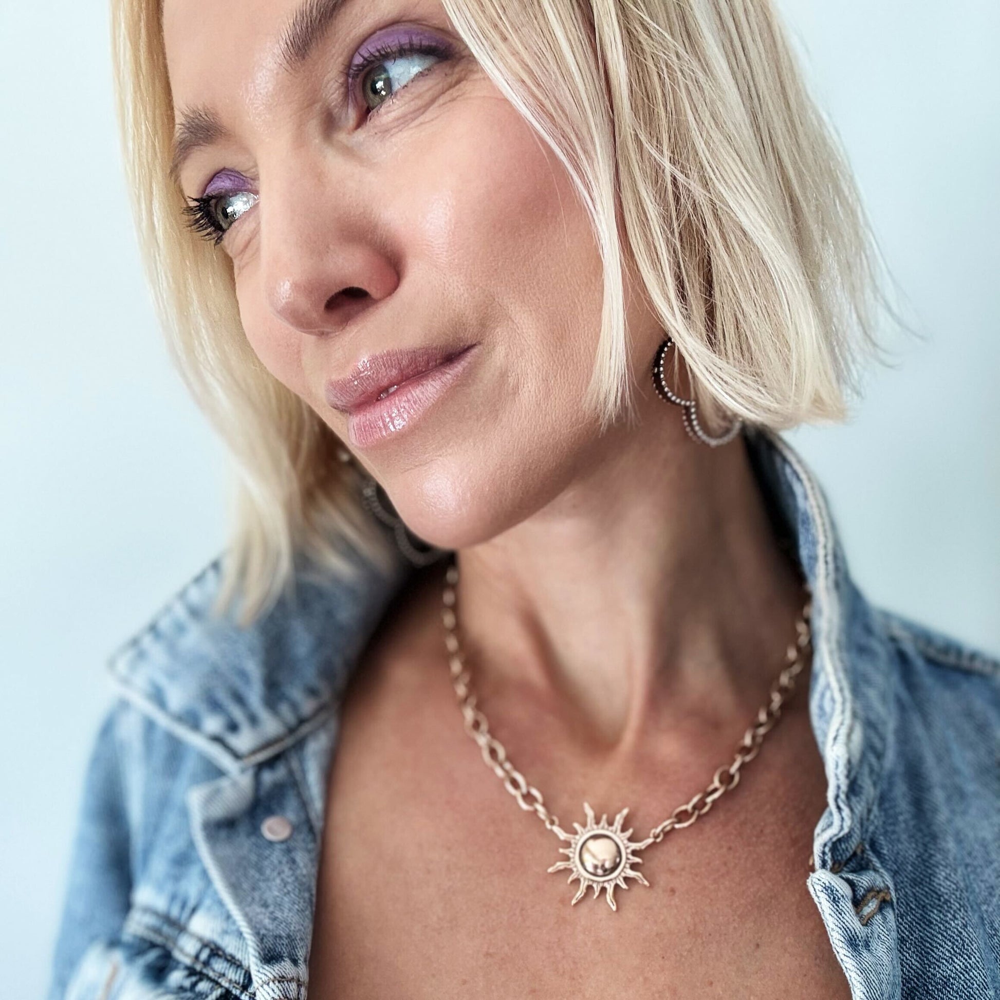 Grateful Sun Choker Necklace – midi choker