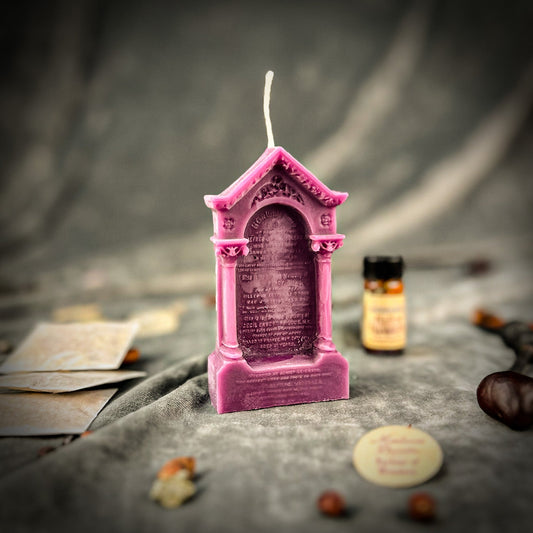 Graveyard Candle Spell Kit - Closure & Ancestral Connection Magic – Purple (Power) Candle Spell Kit