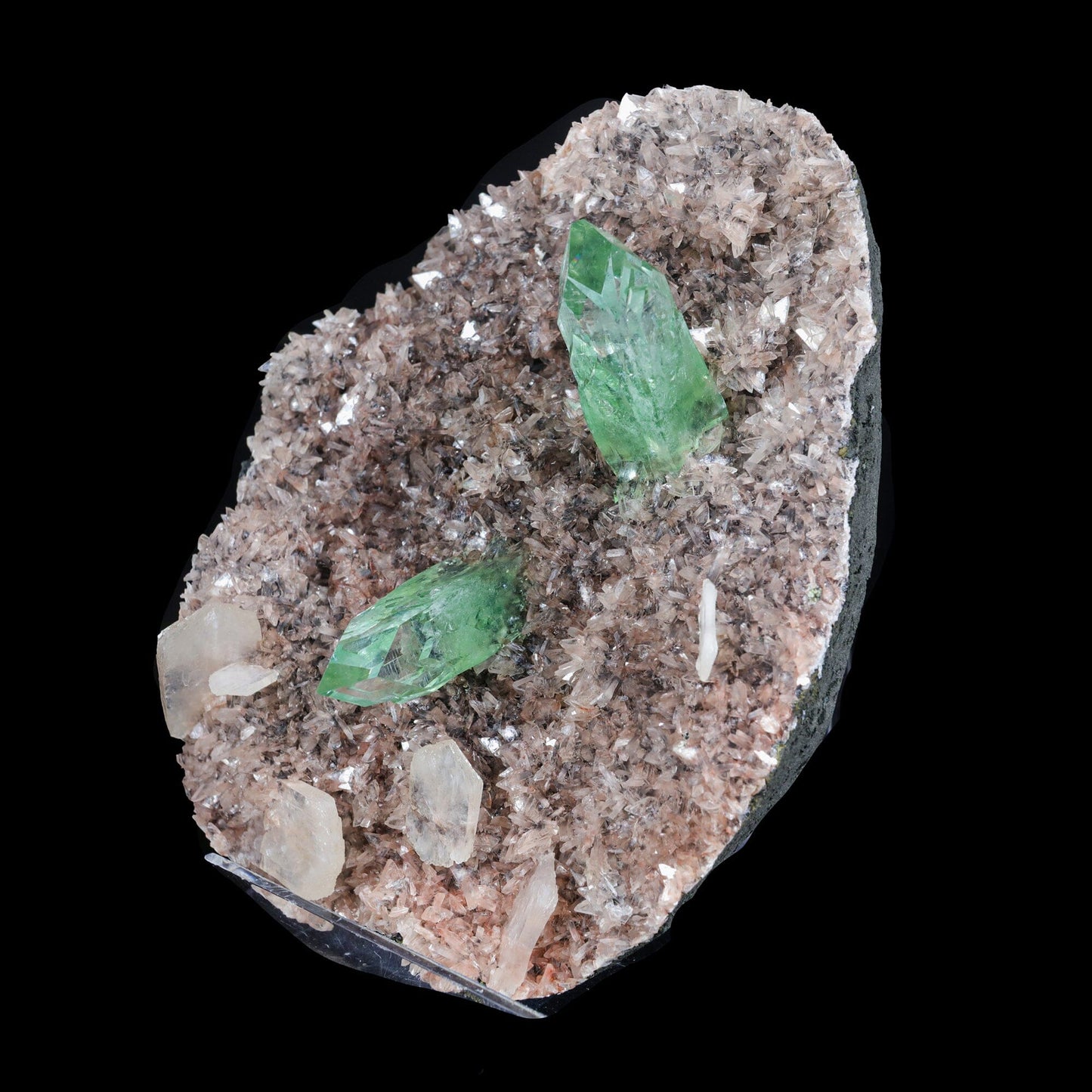 Green Apophyllite sharp terminated Natural Mineral Specimen – Apohyllite