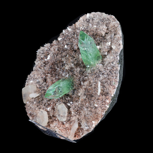 Green Apophyllite sharp terminated Natural Mineral Specimen – Apohyllite