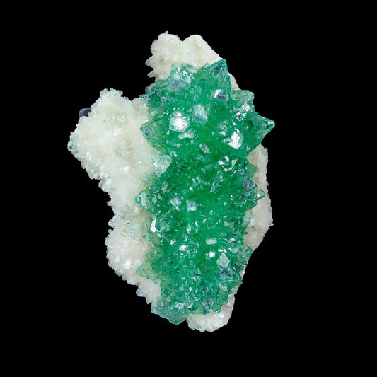 Green Apophyllite sharp terminated Natural Mineral Specimen USA – Apohyllite