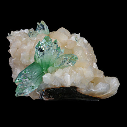 Green Apophyllite sharp terminated Natural Mineral Specimen USA