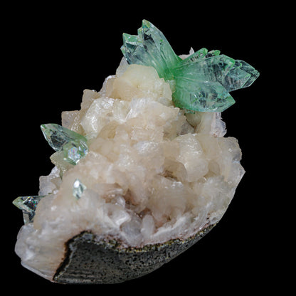 Green Apophyllite sharp terminated Natural Mineral Specimen USA