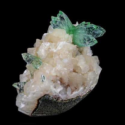 Green Apophyllite sharp terminated Natural Mineral Specimen USA
