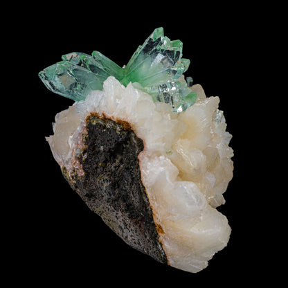 Green Apophyllite sharp terminated Natural Mineral Specimen USA